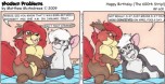 Modem Problems #600 - Happy Birthday (The 600th Strip!) - September 28th, 2009